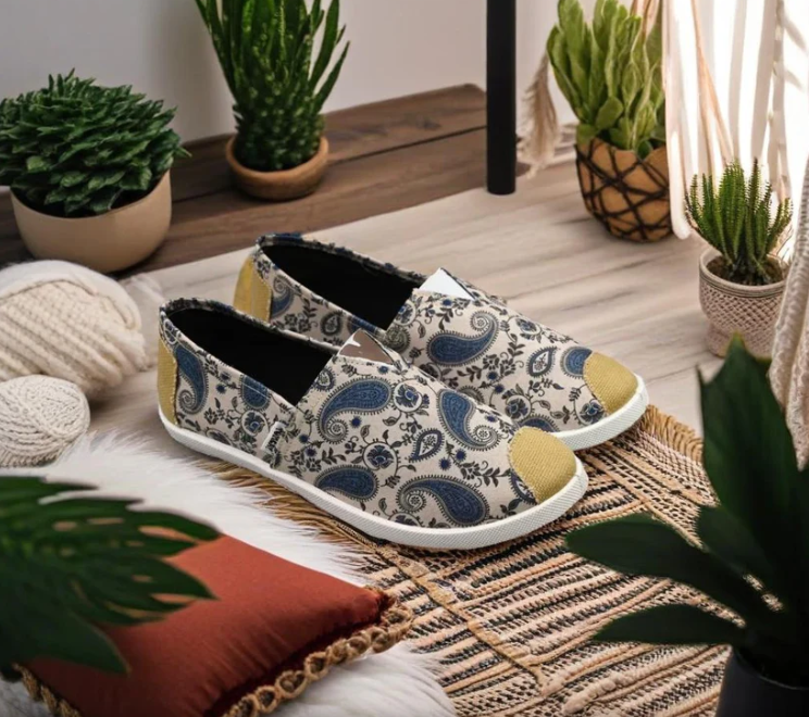 Emmy Shoes – Paisley Blue