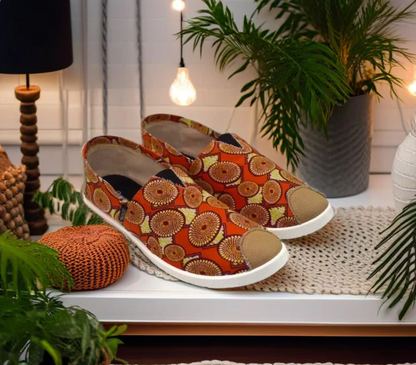 Emmy Shoes - Multi Brick Red