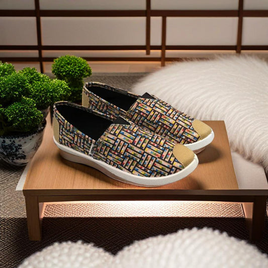 Emmy Shoes - Ankara Blue