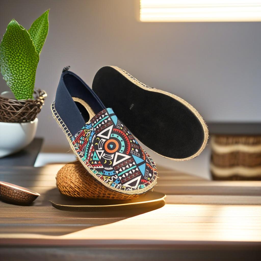 Savanna Tribe – Tribal Navy with Blue